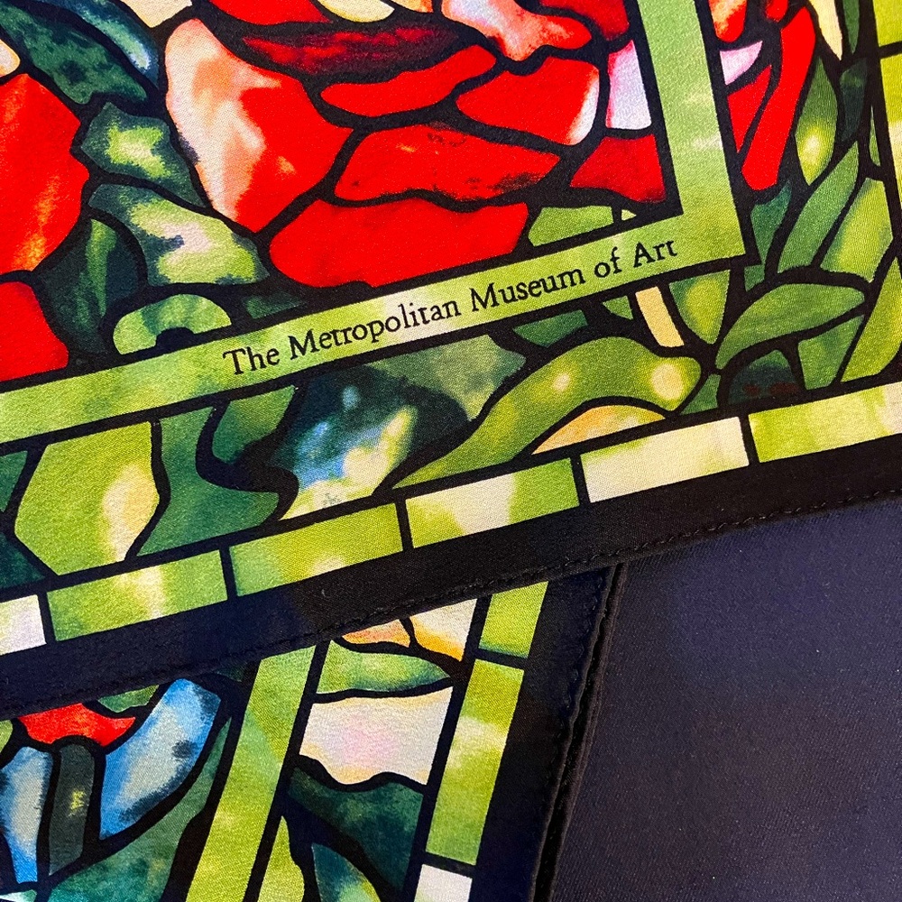 Metropolitan Museum Silk Tiffany Scarf